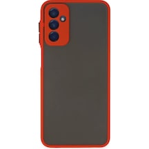 Newface Samsung Galaxy M13 Kılıf Montreal Silikon Kapak - Kırmızı