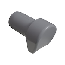 Cateksss 21 Mm At Nalı Pabuç 1.5 Mm Ral 7035 - 5 Li Paket Gri