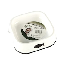 Pawise Balık Desenli Plastik Kedi Mama Kabı 200 ML