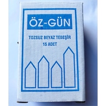 Öz-gün Tozsuz Beyaz Tebeşir 1 Paket 15adet