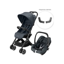 Maxi-Cosi Lara2-Cabriofix I-Size Ultra Kompakt Kabin Boy Seyahat Sistem Bebek Arabası Essential Graphite