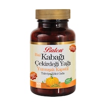 Balen Kabak (Bal Kabağı) Çekirdeği Yağı 100 Kapsül X 1380 MG Balen Kabak (Bal Kabağı) Çekirdeği Yağı 100 Kapsül X 1380 MG