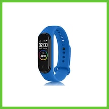 Bezos Mi Band 4 Uyumlu Klasik Kordon - Mavi Dmc