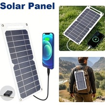 Besthome1 Dream011 10w Solürlü Usb Şarj Paneli, Taşınabilir Güneş Power Bank, Kamp Seyahat İçin Güç Kaynağı