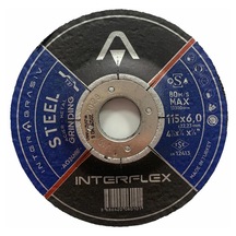 Metal Taşlama Taşı 115X6 Bombeli Interflex