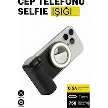 Bluetooth Manyetik Telefon Yapıştırma Kavrama Halka Dolgu Işığı İle Magsafe Selfie Klips Najmaddin