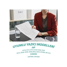 Ysy Hp 1020 1018 1010 1012 1022 3015 3030 3050 3055 1022n 3052 M1005 M1319f 2000 Sayfa Verimli Muadil Toner