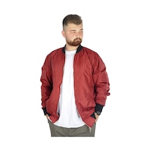 Mode Xl Büyük Beden Erkek Kolej Mont Jesica 22611 Bordo 001