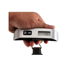 50 Kg/110lb Dijital Elektronik Bagaj Ölçeği Bagaj Terazileri Taşınabilir Asılı Bavul Ölçeği Saplı Seyahat Çant Çok Renkli