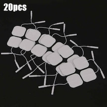 2.0mm Tens Makinesi Değiştirmeleri Elektrot Pedleri Jel 4x4cm Vücut Masajı 4y5gdb Siyah