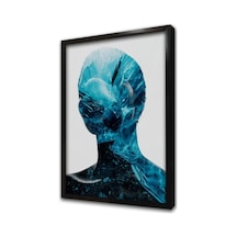 Kadın Ve Doğa Çerçeveli Mdf Tablo-173875