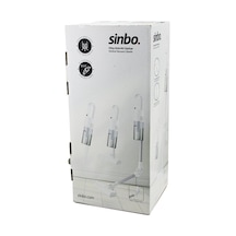 Sinbo Dikey Elektrikli Süpürge - Beyaz - 500w - Ergonomik Tasarım