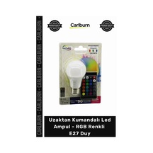 Özel Üretim Tasarruflu Ekonomik Dekoratif 9w Uzaktan Kumandalı Led Ampul Rgb Renkli E27 Duy