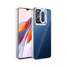 Xiaomi Redmi 12c Kılıf Köşeleri Renkli Şeffaf Kamera Korumalı Silikon Luxury Kapak