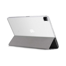 İpad Pro 11 2020 2.nesil A2228-a2068-a2230-a2231 Uyumlu Smart Cover Standlı 1-1 Tablet Kılıfı - Kırmızı - T12045