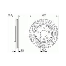 Yavuzsan 27669 Ön Fren Diski Astra J 09-aveo 11-cruze 09-16 İnç 300mm Ad 13502051