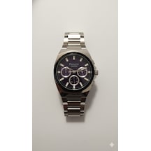 Ferrucci Erkek Kol Saati Gümüş Renk, Siyah Kadran - Fcf03617m.04, 2 Yıl Garantili Gümüş