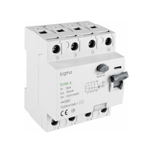 Sigma Shm4p 30ma 50a 6ka Trifaze Kaçak Akım Koruma Şalteri