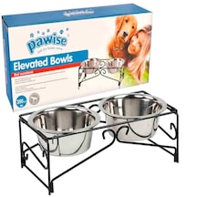 Pawise Metal Ayaklı İkili Köpek Mama Kabı 2 x 350 ML