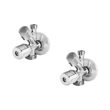 Tema Dual Çift Çatalli Ara Çamaşir Makinesi Musluk 69110 2 Krom