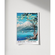 Çerçevesiz Poster Hiroaki Takahashi Yamanaka Gölü'nden Fuji Dağı