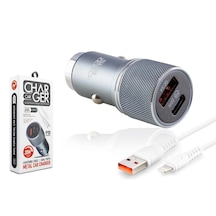 Subzero Cr92 20w 3.4a Hızlı Pd+usb Çıkışlı İphone Araç Şarj Aleti Siyah