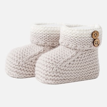 Andywawa Knit Booties Bebek Triko Patik Ac25370 Mavi