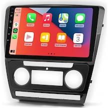 Lovion Qled Ekran Ktm1111 Skoda Octavia 2007 2014 4+64gb Android Qdsplay Multimedya Teyp 9"