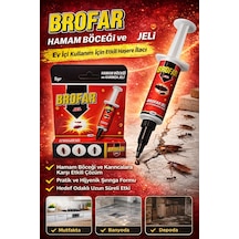 Brofar Jel Hamam Böceği Ve Karınca Jeli 5 Gr Etkili Haşere İlacı Ev İçi Kullanım 1 Adet