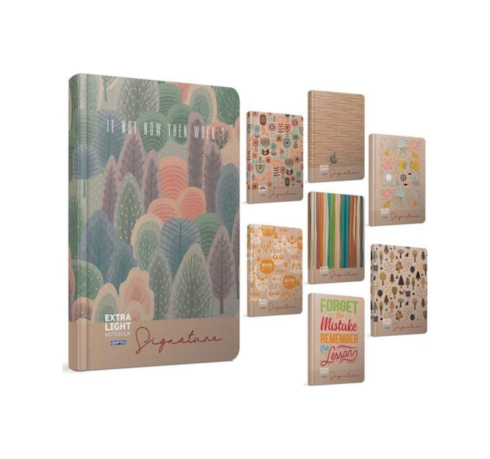 Sıgnature Iplik Dikis Sert Kapak 17x24 160 Çizgisiz Defter