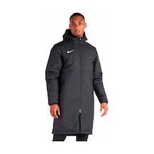 Nike Football Synthetic Fit Loose Fit Jacket Erkek Bol Kesim Kapüşonlu Mont Parka Siyah Siyah