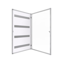 Panda 20'Li İnce Alüminyum Kapaklı Anahtar Dolabı 30X42Cm