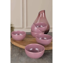Mat Violet Bulut Çerezlik/sosluk 8 Cm 6 Adet Çok Renkli