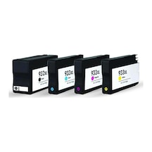 Hp Uyumlu Muadil Kartuşlar, 1 Takim 4 Adet Bk Hp 932xl/933xl Uyumlu Kartuşlar - Hp 6700/6100/ 7510/7110/ 7610/7612 Uyumlu