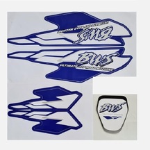 Yamaha Bws 100 Arma Seti Sticker Mavi