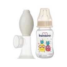 Bambino Tirle Manuel Göğüs Pompası ve Pp Biberon Bambino Tirle Manuel Göğüs Pompası ve Pp Biberon