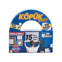 Boss Tape 3005 Çift Taraflı Köpük Bant 24mmx10m Çok Kuvvetli 15kg