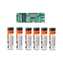 6 Adet Orion Li-ion Şarjlı Pil Ve 6s 40a Bms.