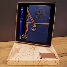 Pusula Defter Ve Tükenmez Kalem Set