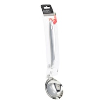 Koopman Çelik Kepçe 28cm - Uzun Saplı Güvenli Kullanım Tarı