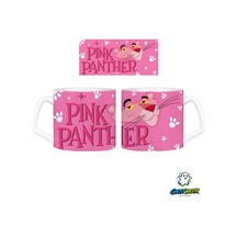Pembe Panter Kupa Bardak Tek Adet 0801 Çok Renkli