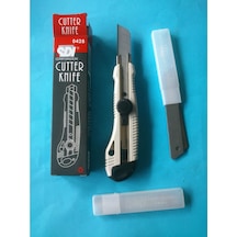 Maket Bıçağı Vidalı Sıkıştırma + 2 Kutu Kaliteli Yedek Bıçak Her
