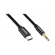 Type-c 3.5 Mm Ses Kablosu 1 M Siyah Gj021