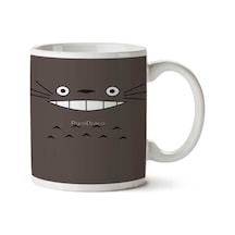 Totoro Face By İki Tarafı Baskılı Kupa Bardak