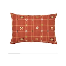 Ikea Kustgran Yastık Kılıfı 40 X 58 Cm Kahverengi Kırmızı Kiremit