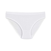 12 Adet Yıldız Bayan Ribana Bikini Külot Beyaz 3700 001