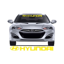 Hyundai Ön Cam Araba Sticker Yapıştırma 30 Cm En