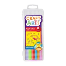 Craft And Arts 12 Renk Keçeli Kalem Seti - Plastik Kutulu
