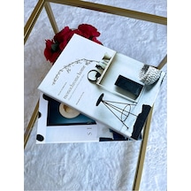 2'li Simplicity/monochrome Dekoratif Kitap Kutu