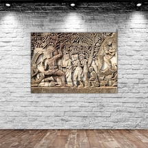 Bk Home Duvar Oyma Tasarımlı Kanvas Tablo 50x70cm-6 Bkbitmeyen78271 Bk